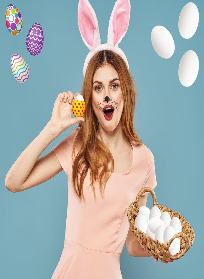 Chochkees Wooden Easter Eggs, White Wooden Eggs, 2.3" Inches (12-Pack) - Image 4